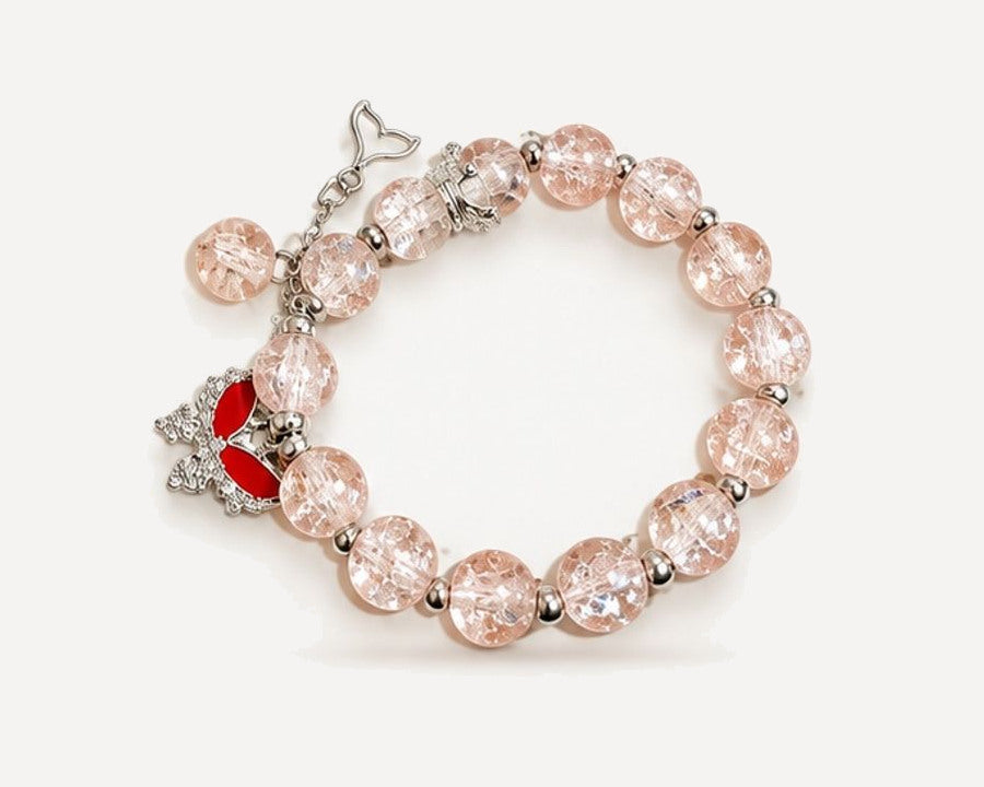 Bellflower Wish hand-made crystal bracelet
