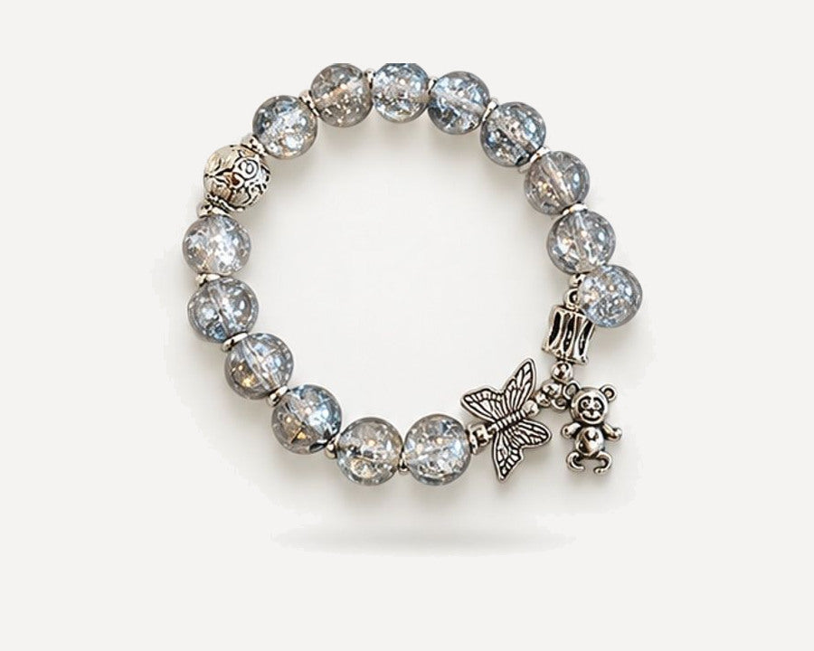 Cornflower Spell hand-made crystal bracelet