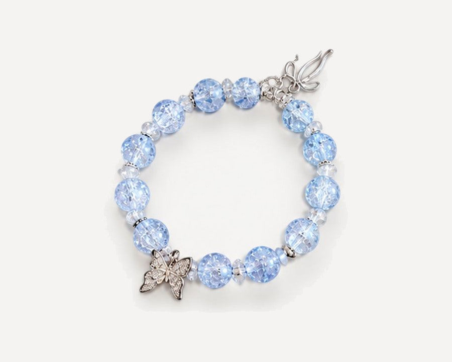 Dewdrop Atlas hand-made crystal bracelet