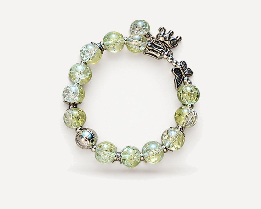 Fleur de Brume hand-made crystal bracelet