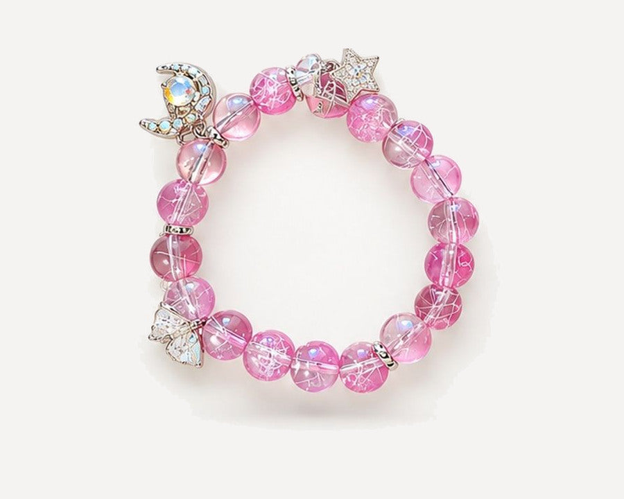 Garden at Dusk hand-made crystal bracelet