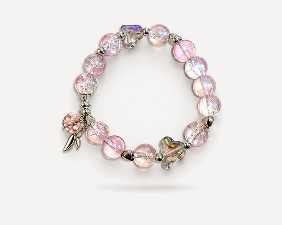 Blush Covenant hand-made crystal bracelet