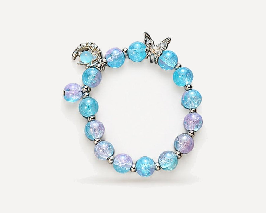 Blush Starfall hand-made crystal bracelet