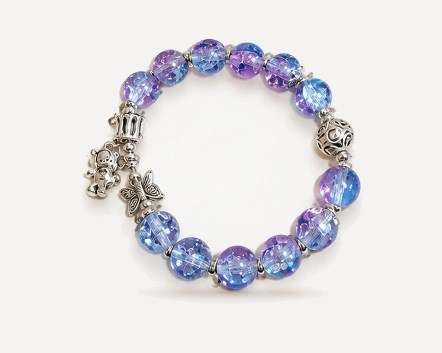 Celestial Ribbon hand-made crystal bracelet
