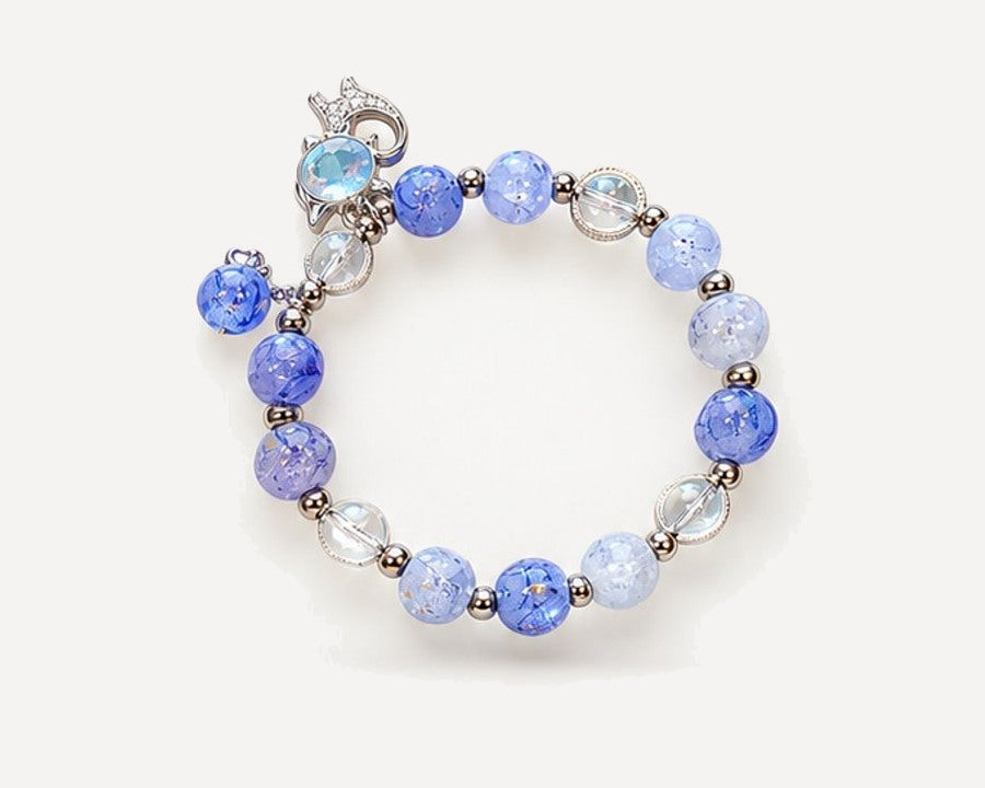 Champagne Oracle hand-made crystal bracelet