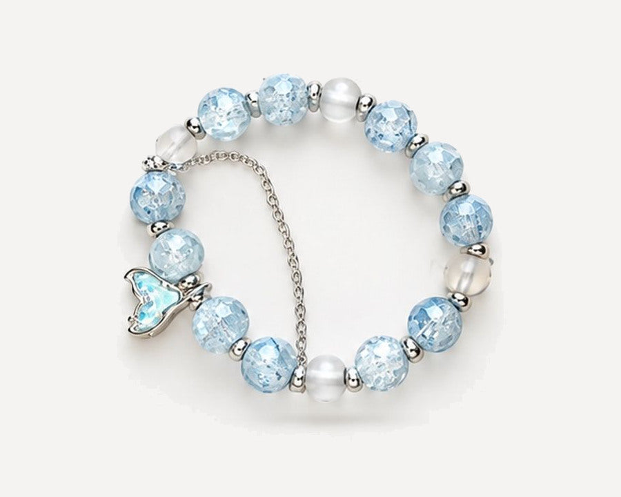 Cherry Lantern hand-made crystal bracelet