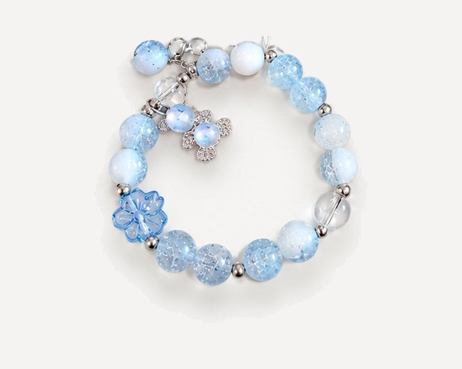 Lagoon Sigil hand-made crystal bracelet