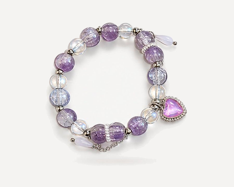 Midnight Mercy hand-made crystal bracelet