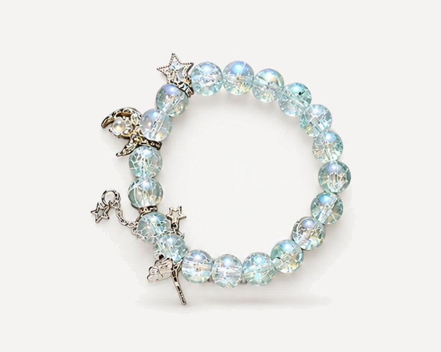 Ocean Afterglow hand-made crystal bracelet