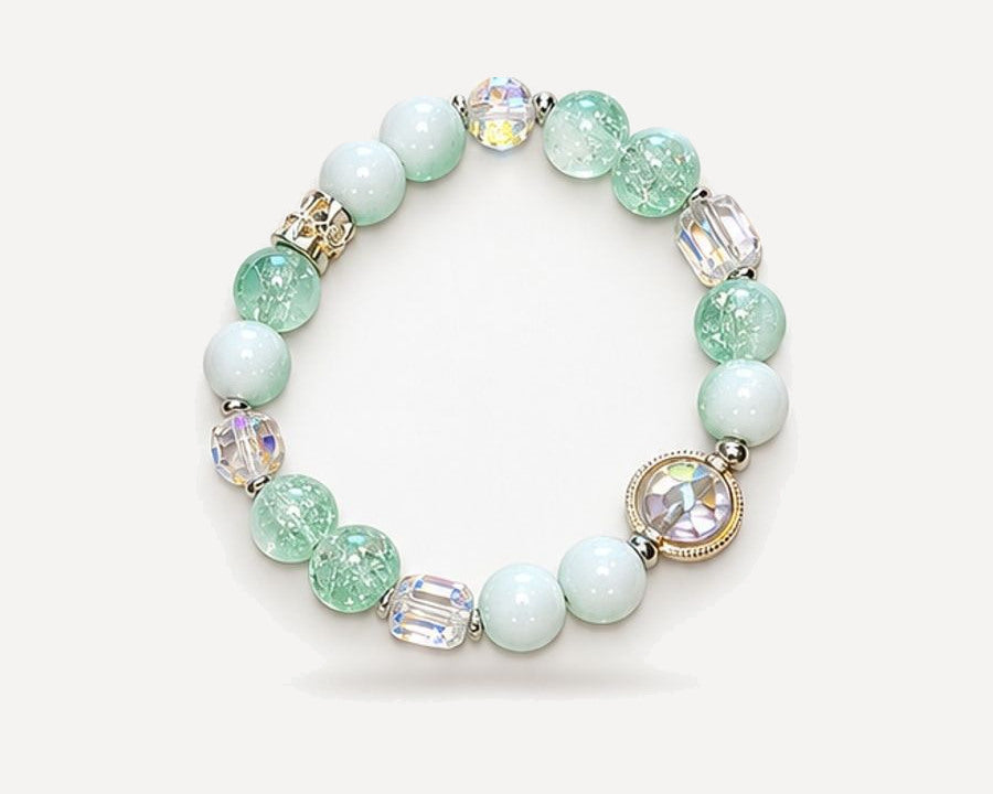 Petal Messenger hand-made crystal bracelet