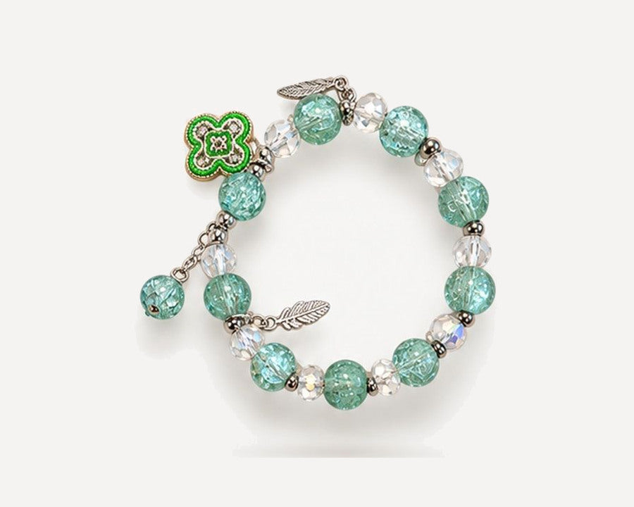 Seafoam Talisman hand-made crystal bracelet