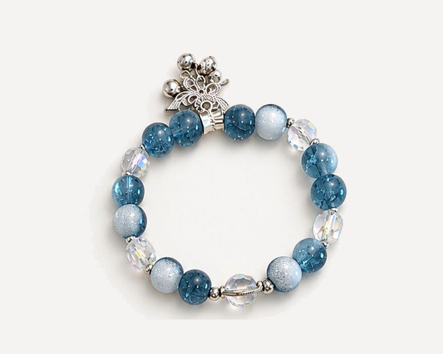 Sunlit Marigold hand-made crystal bracelet