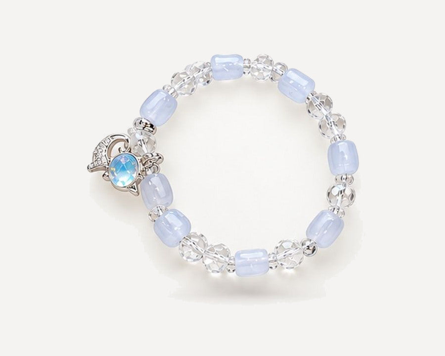 Verdant Swan hand-made crystal bracelet