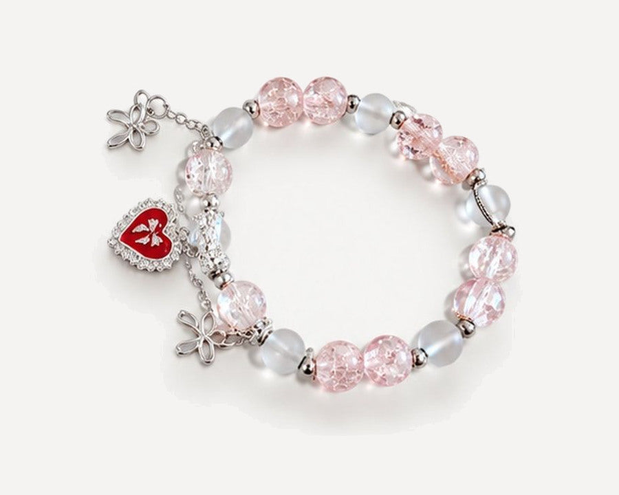 Violet Current hand-made crystal bracelet