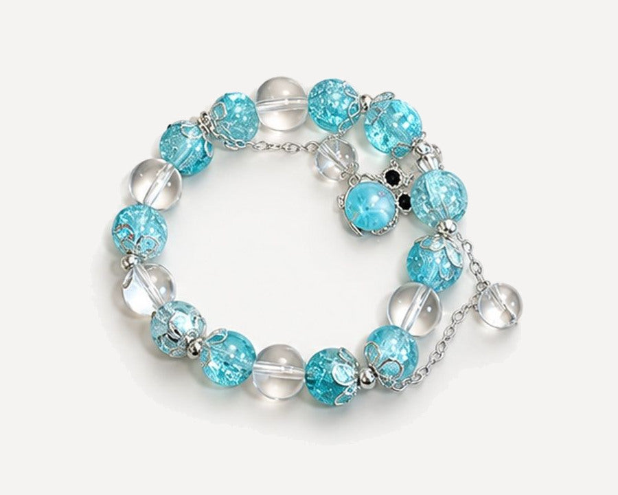 Wisteria Veil hand-made crystal bracelet